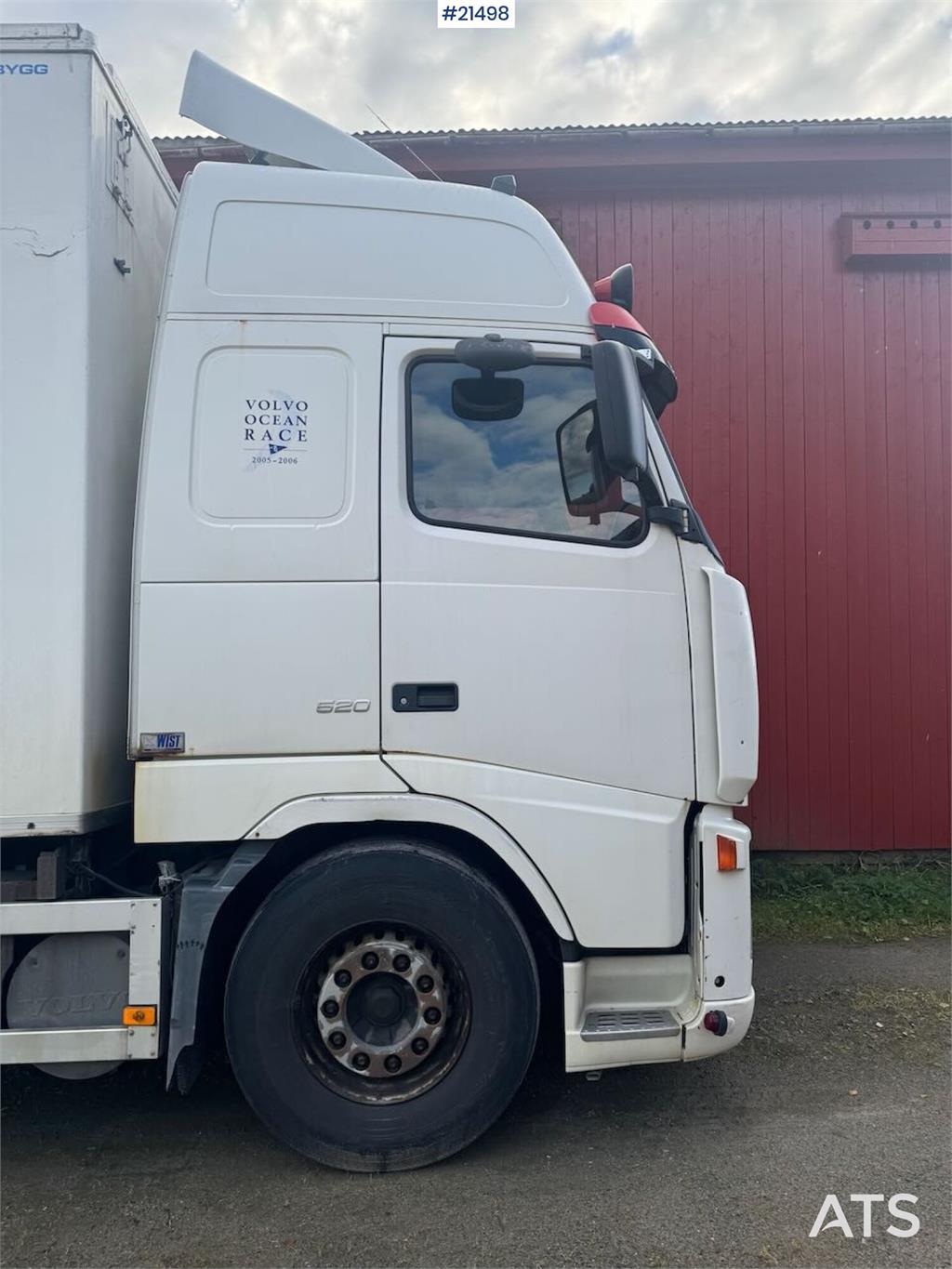 Volvo Fh520 6x2 box truck w/ full side opening and lift.
