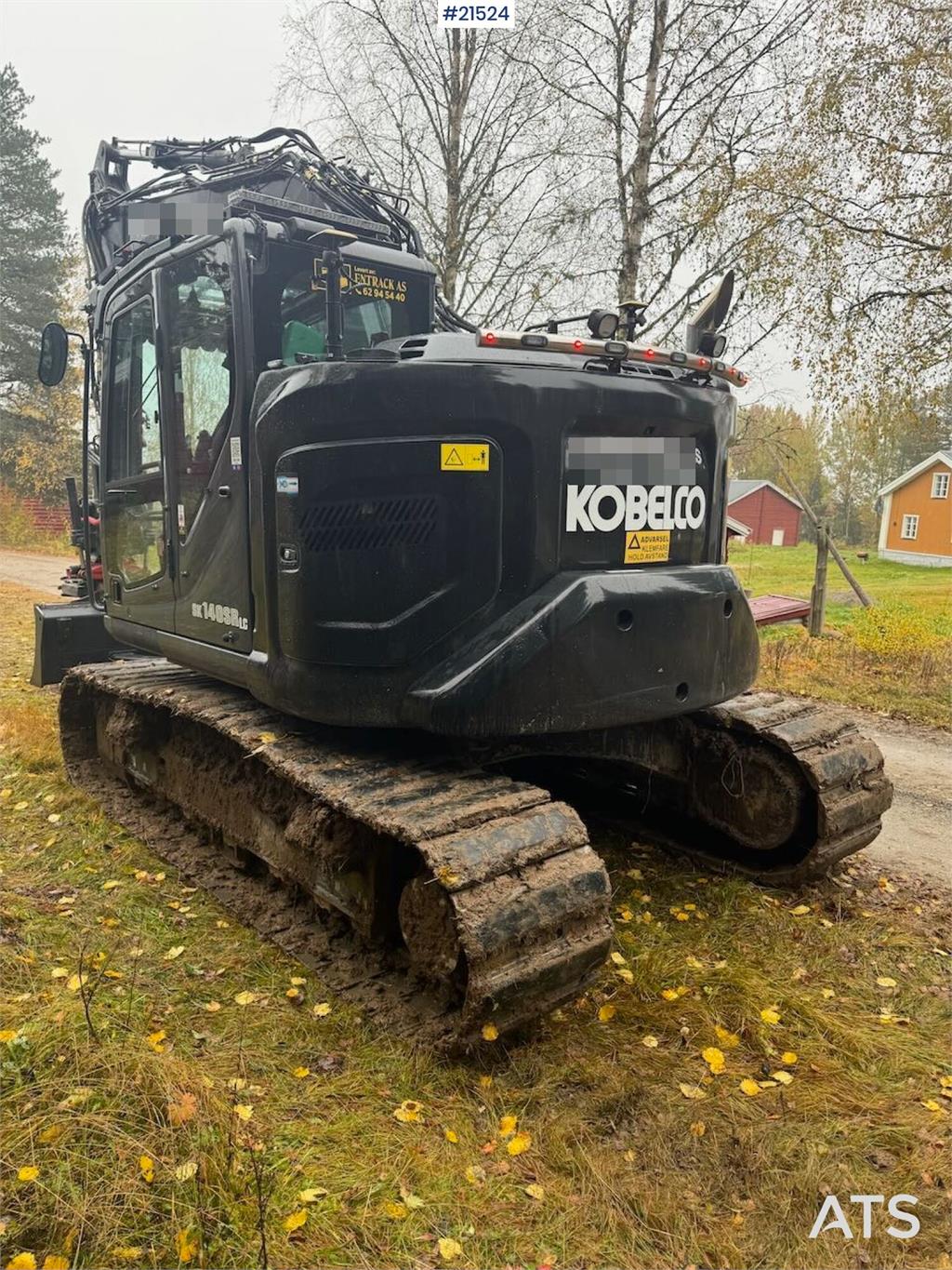 Kobelco SK140SRLC Tracked excavator w/ Machine control, ti