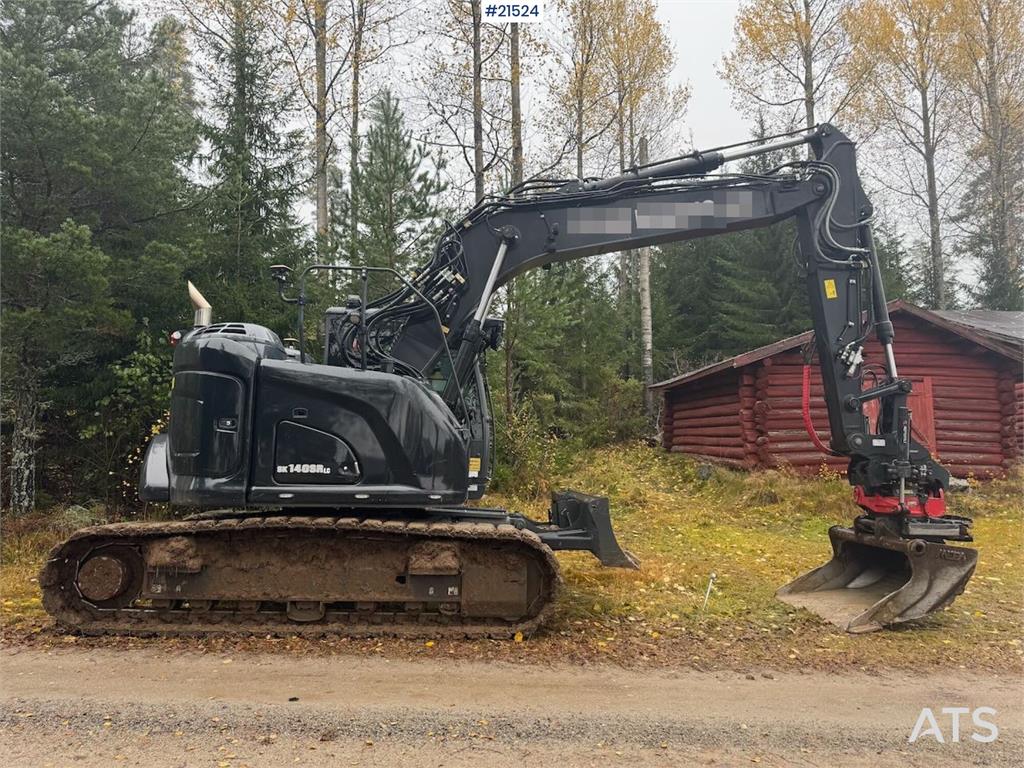 Kobelco SK140SRLC Tracked excavator w/ Machine control, ti