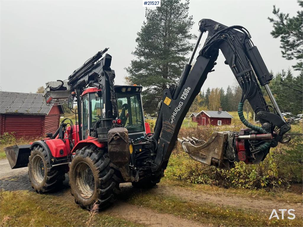Huddig 1260B Backhoe w/ Huddig 2000 lift, tilt and sandin