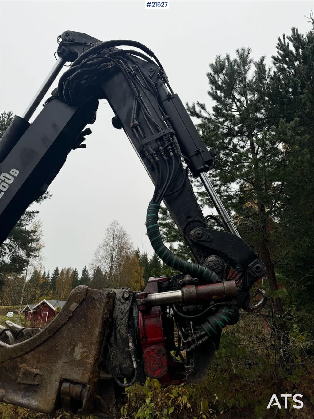 Huddig 1260B Backhoe w/ Huddig 2000 lift, tilt and sandin
