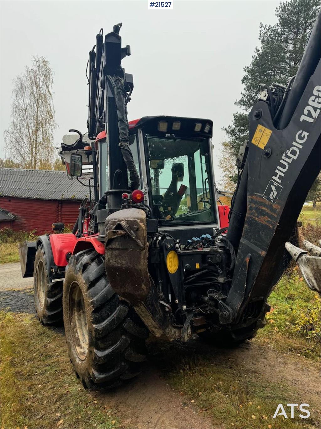 Huddig 1260B Backhoe w/ Huddig 2000 lift, tilt and sandin