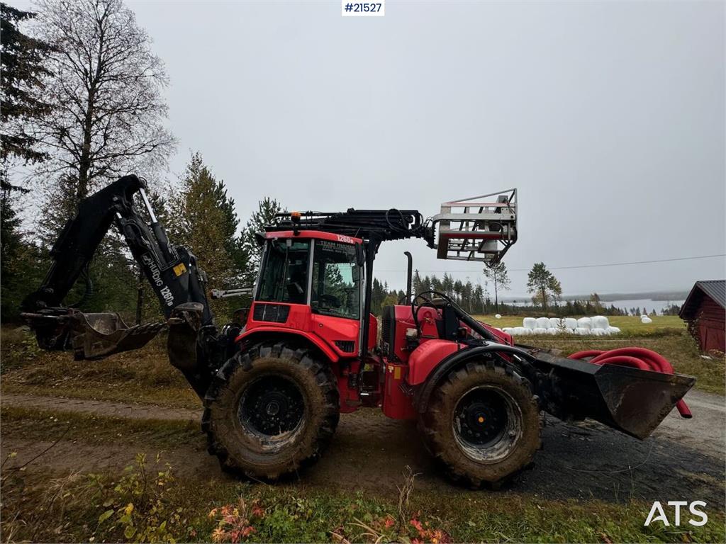 Huddig 1260B Backhoe w/ Huddig 2000 lift, tilt and sandin