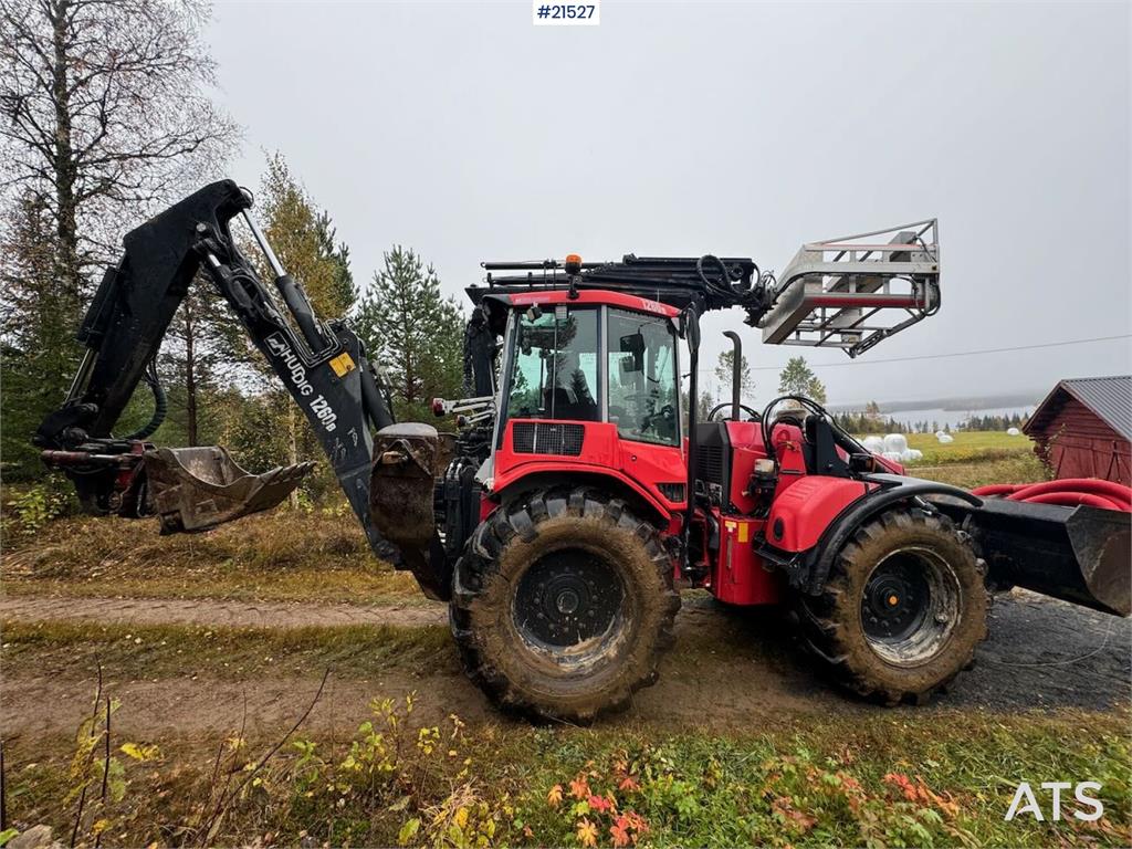 Huddig 1260B Backhoe w/ Huddig 2000 lift, tilt and sandin