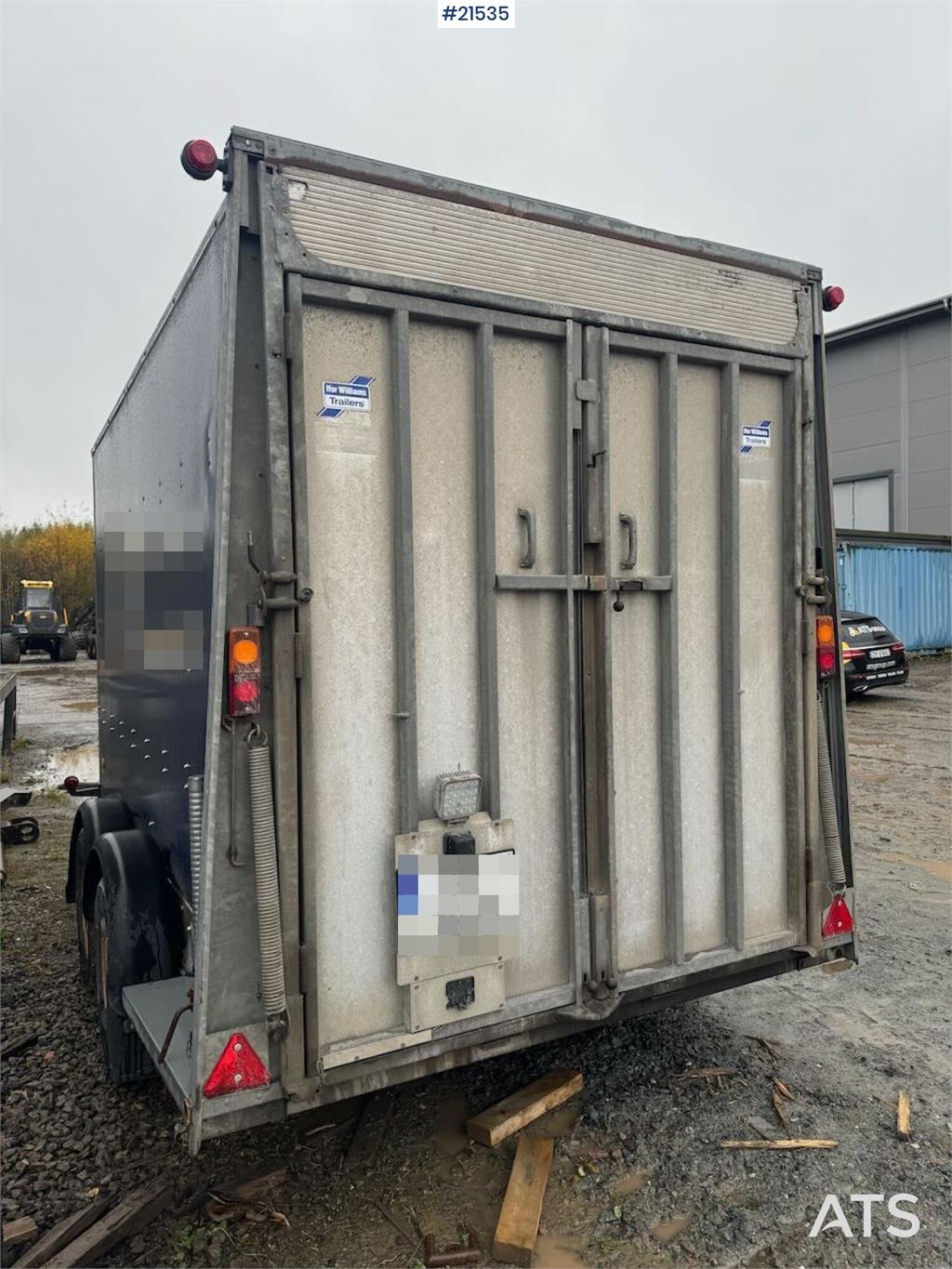 Ifor Williams cabinet trailer