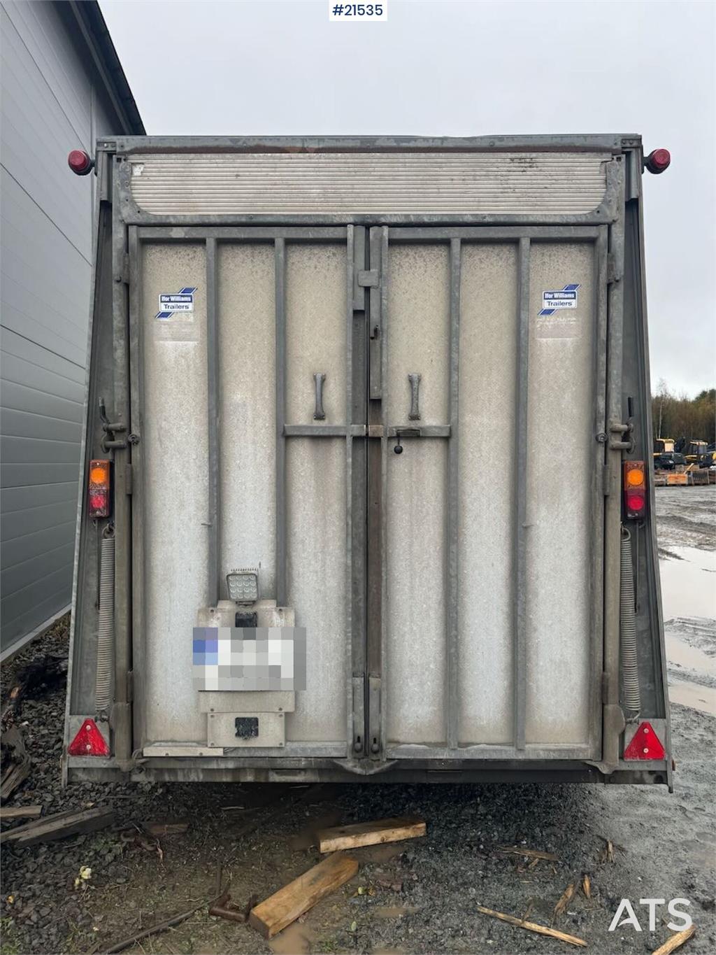 Ifor Williams cabinet trailer