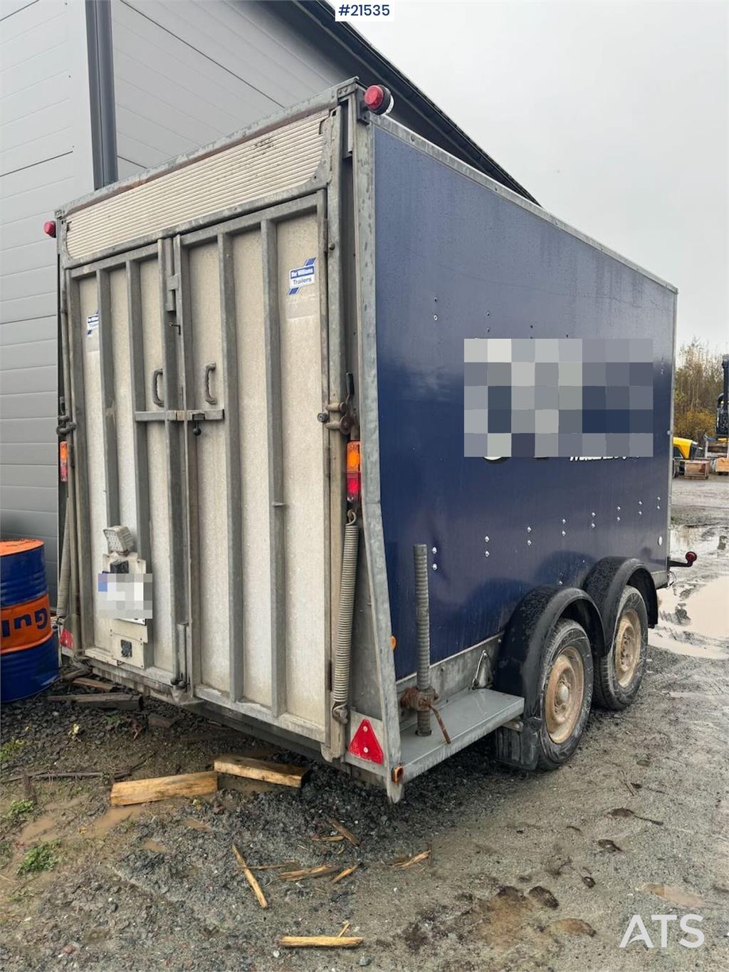 Ifor Williams cabinet trailer