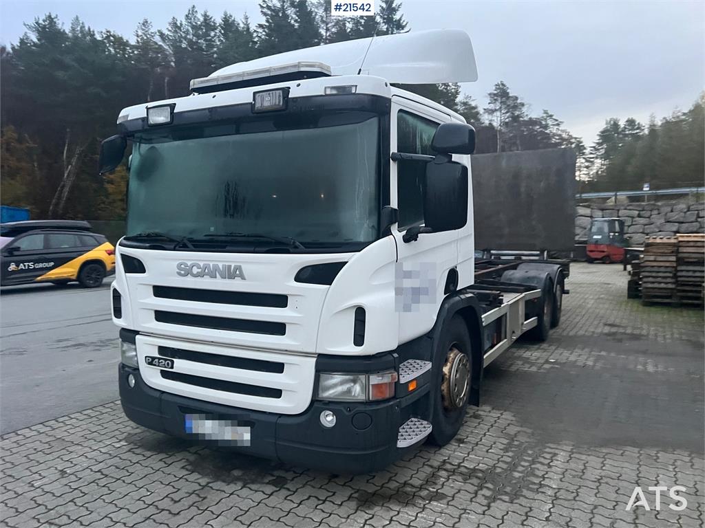 Scania P420 6x2 chassis w/ lift repair object