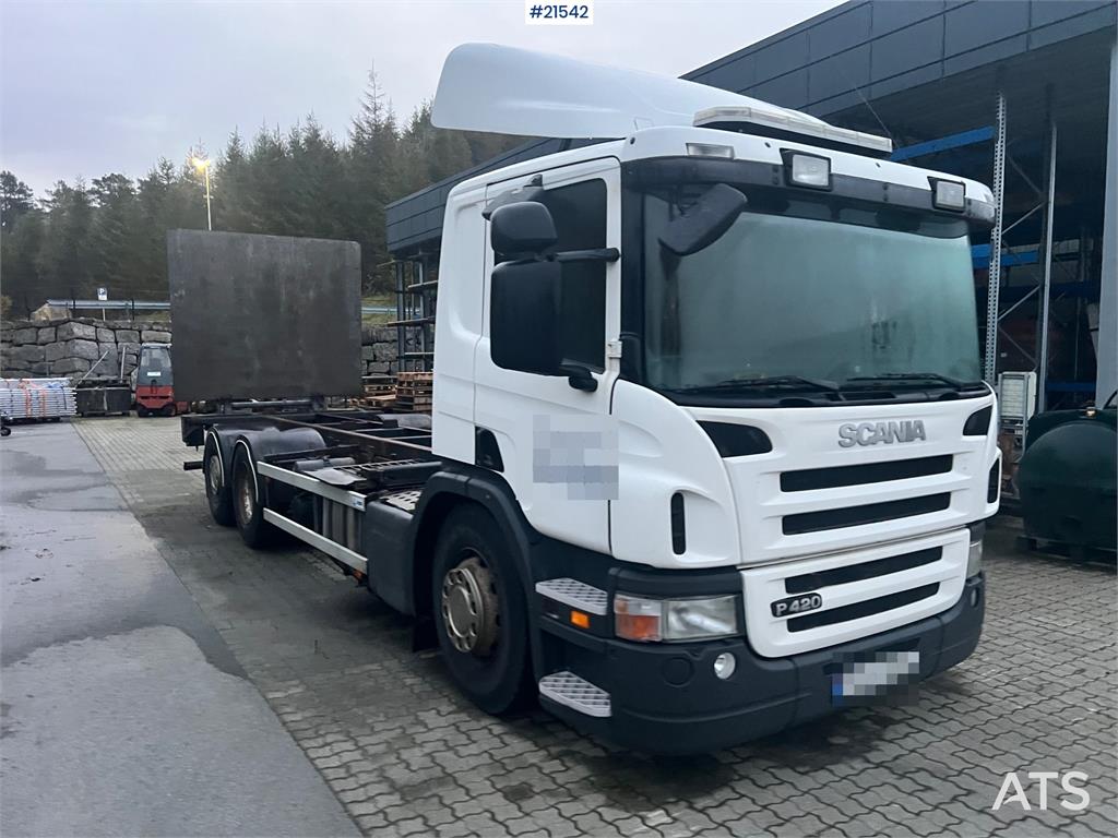 Scania P420 6x2 chassis w/ lift repair object