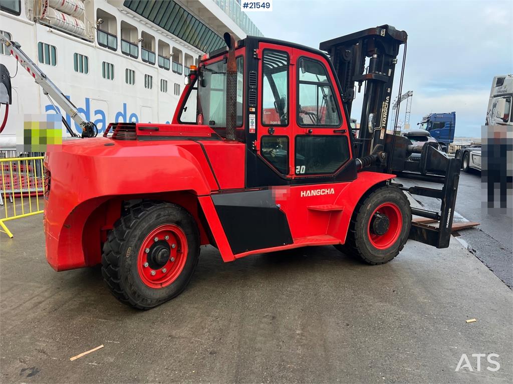 Hangcha CPCD120 Forklift w/ hydraulic forks, side shift an