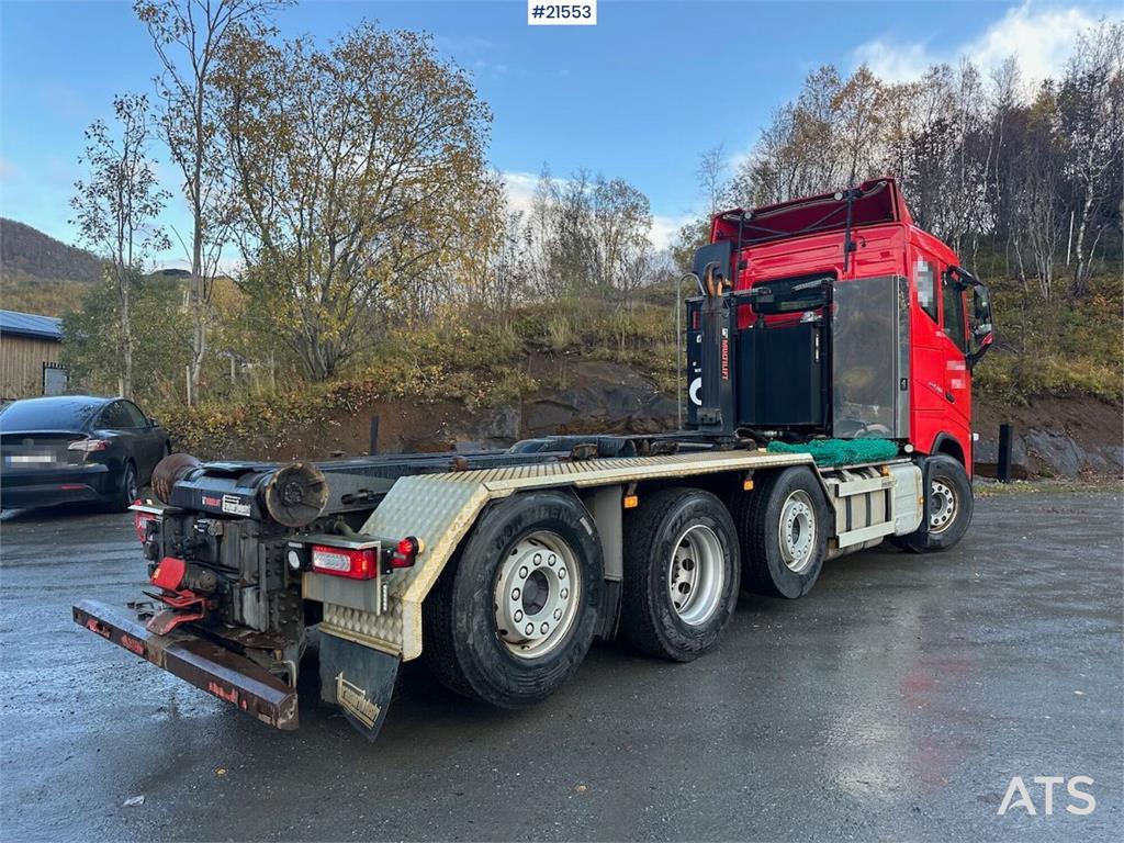 Volvo FH 500 hook truck 8x2 w/ 21 t hook. WATCH VIDEO.