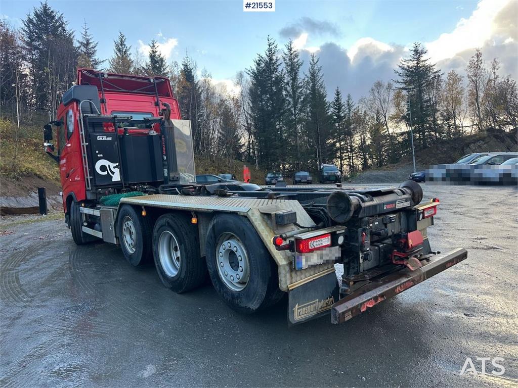 Volvo FH 500 hook truck 8x2 w/ 21 t hook. WATCH VIDEO.