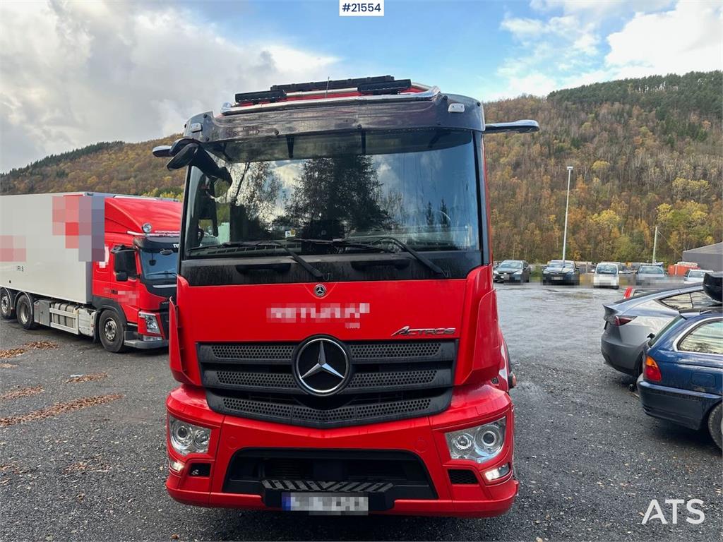 Mercedes-Benz Actros 2543 6x2 2-chamber compactor truck w/ JOAB
