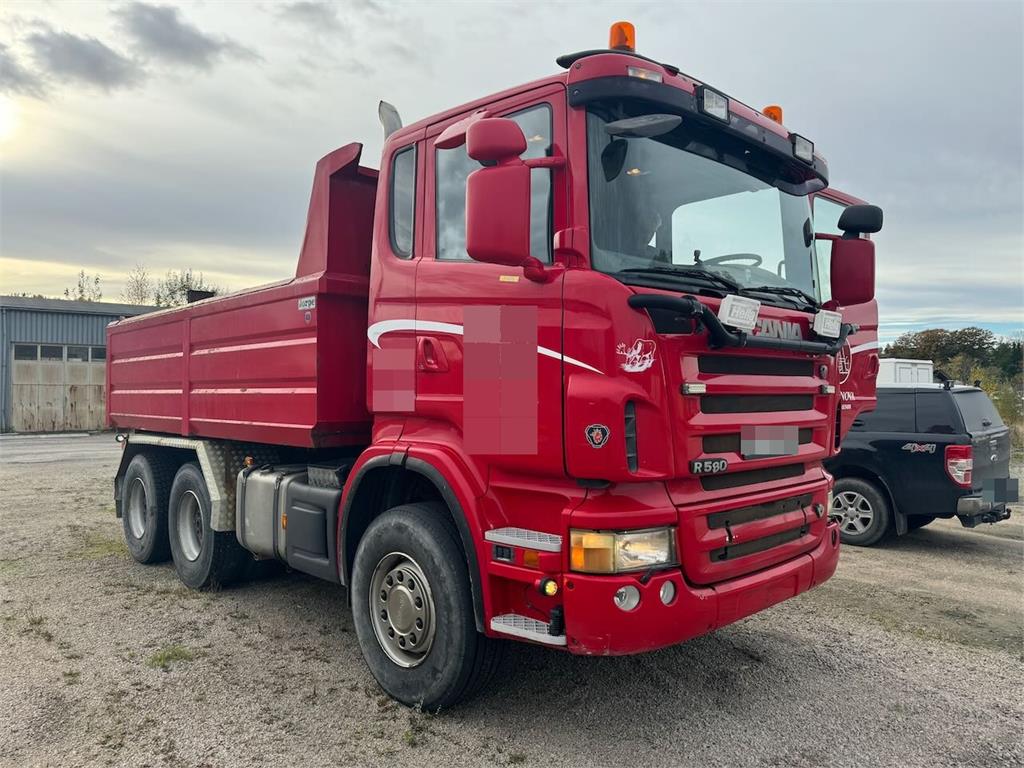 Scania R580 6x4 Tipper truck.