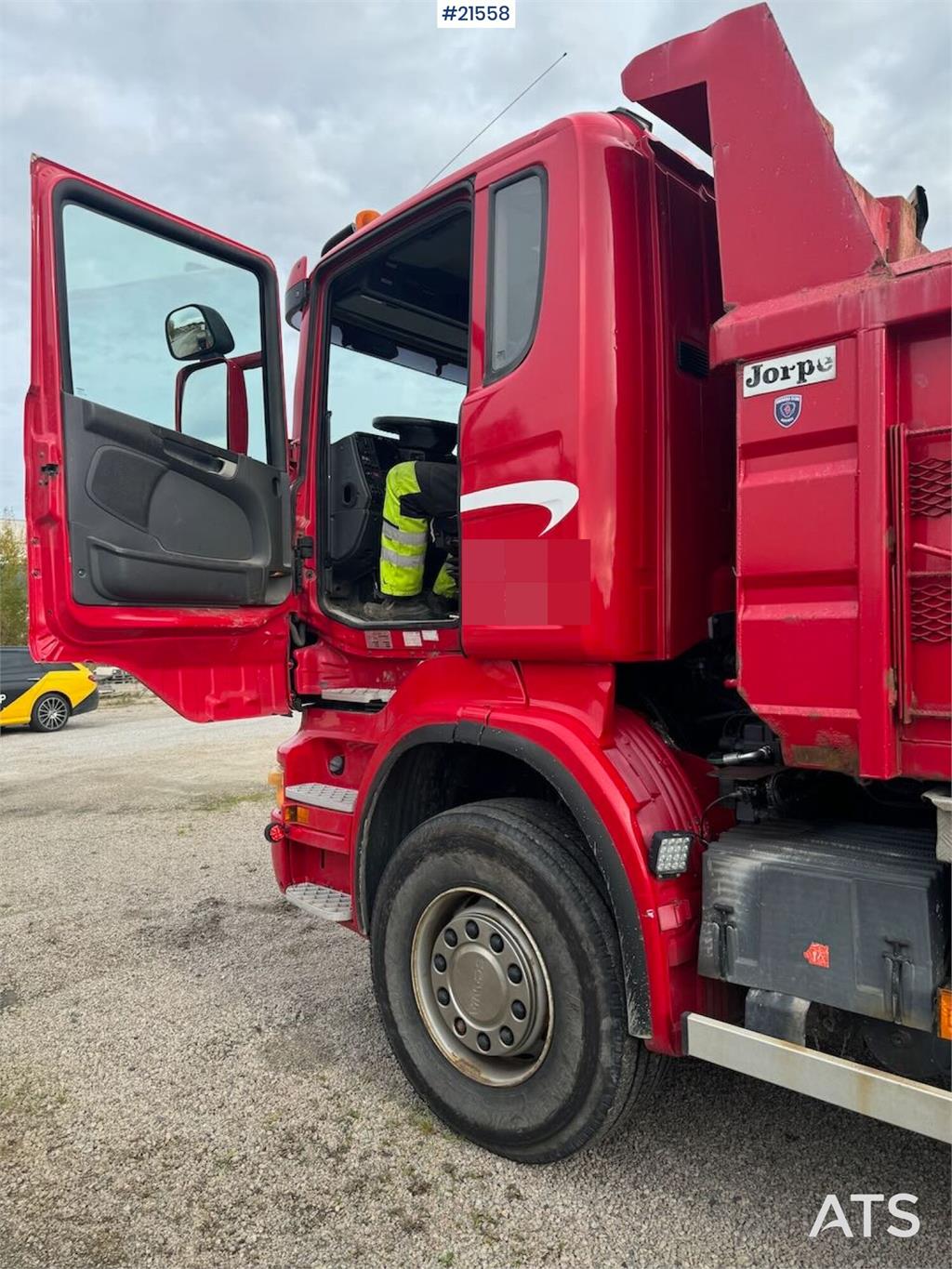 Scania R580 6x4 Tipper truck.