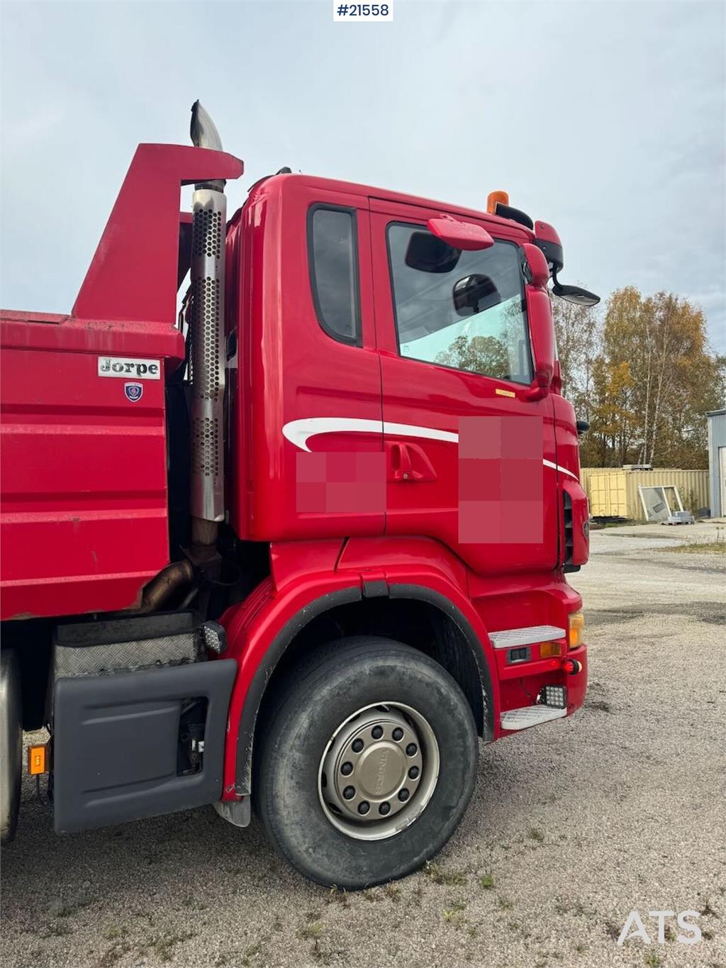 Scania R580 6x4 Tipper truck.