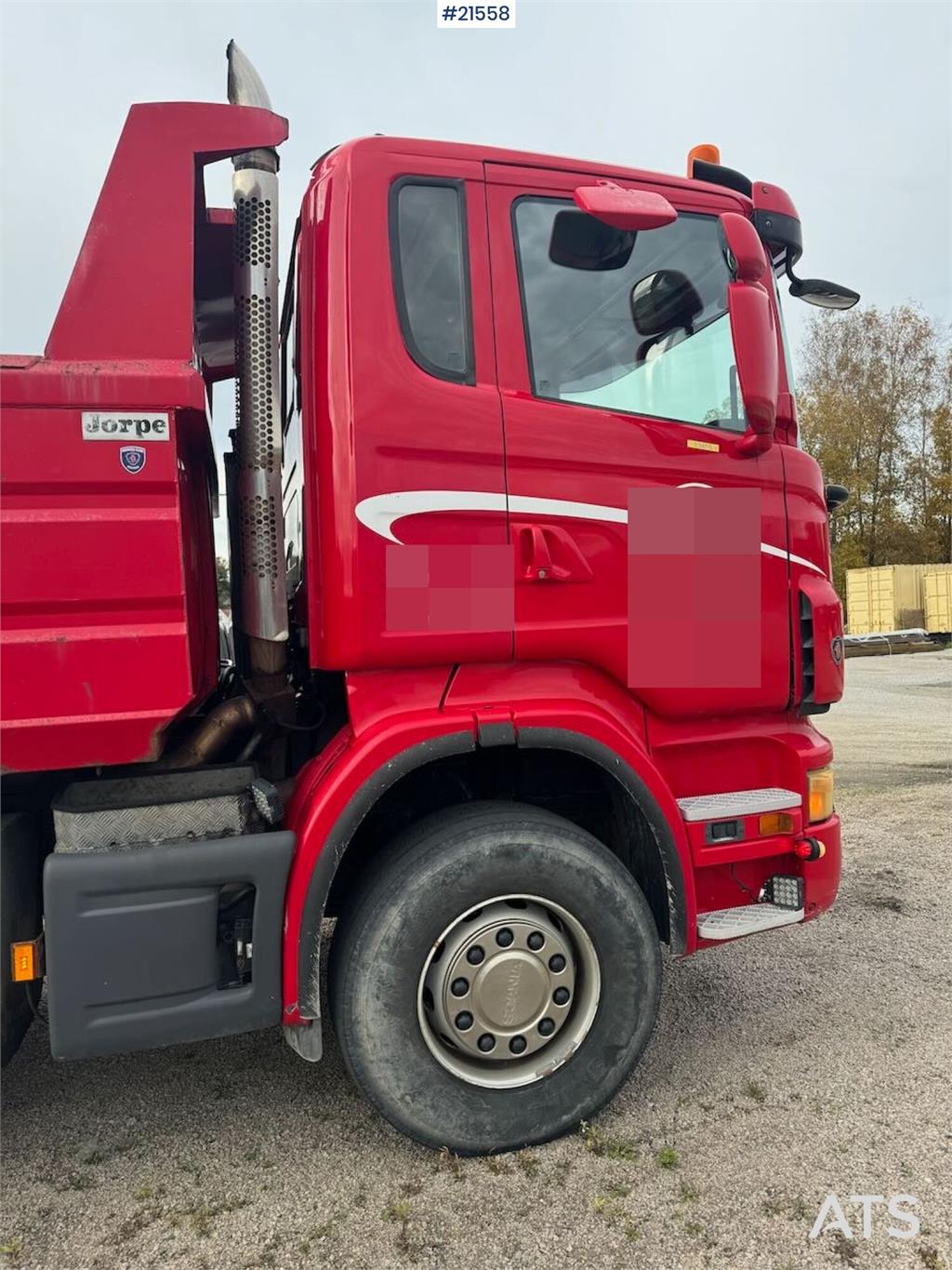 Scania R580 6x4 Tipper truck.