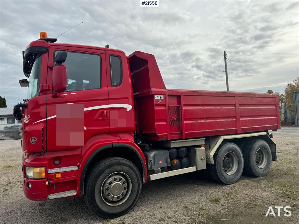 Scania R580 6x4 Tipper truck.