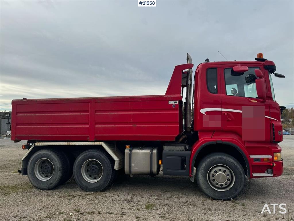 Scania R580 6x4 Tipper truck.