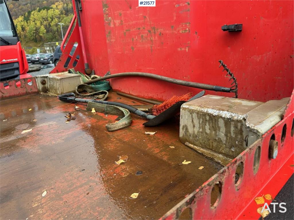 Volvo FM 410 skip dumper 6x2 w/ Laxo body, extension and