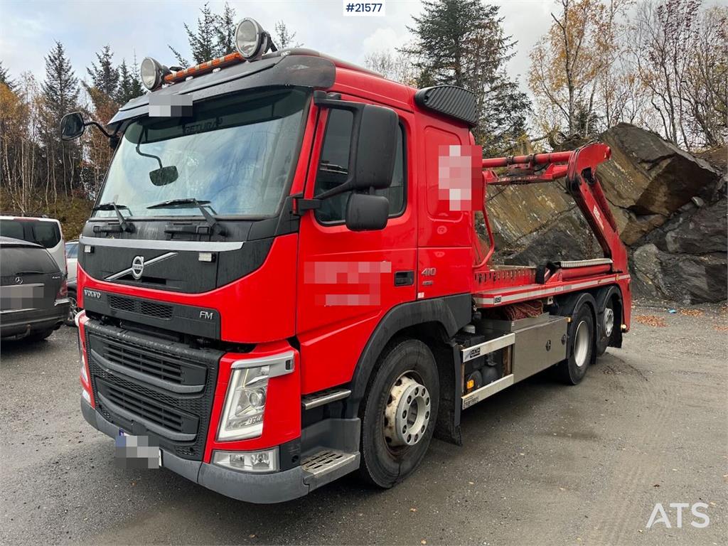 Volvo FM 410 skip dumper 6x2 w/ Laxo body, extension and
