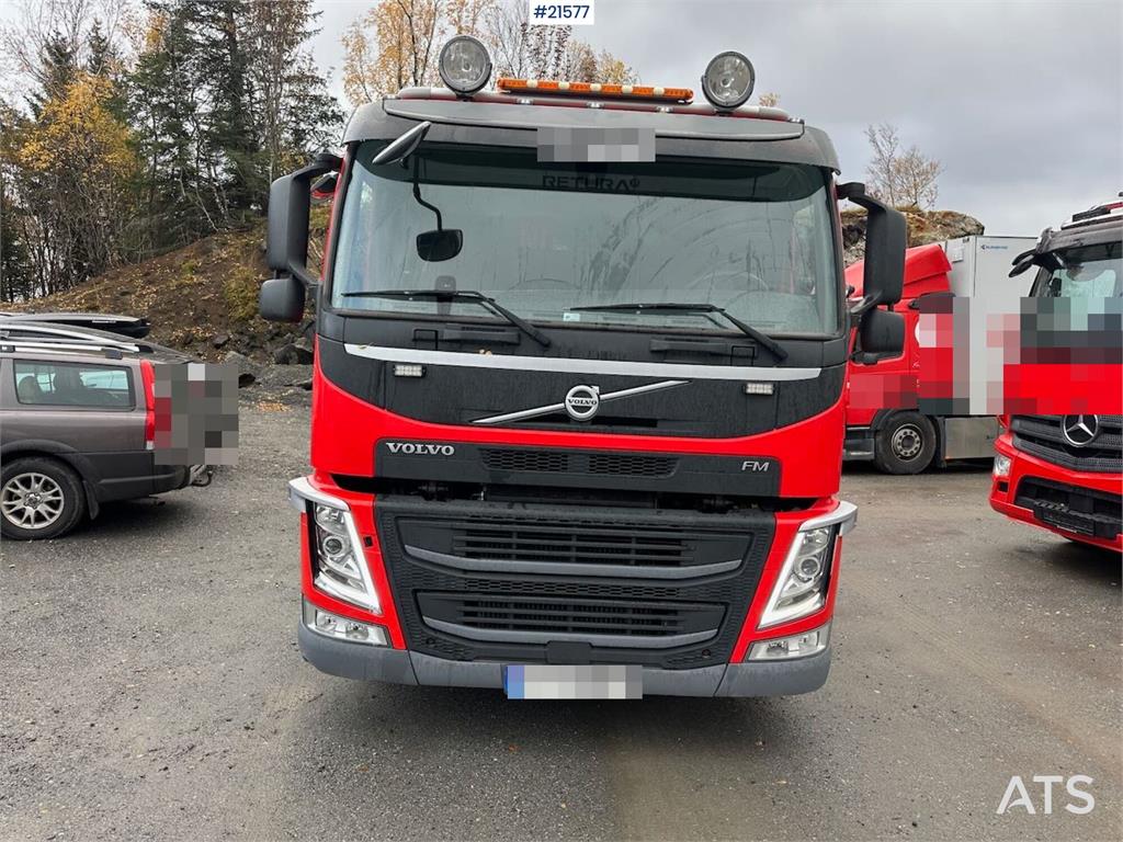 Volvo FM 410 skip dumper 6x2 w/ Laxo body, extension and