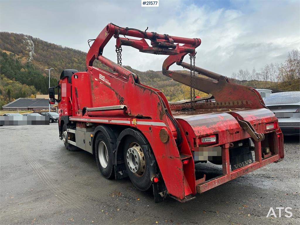 Volvo FM 410 skip dumper 6x2 w/ Laxo body, extension and