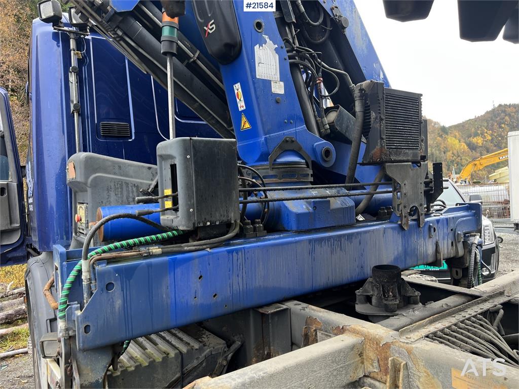 Scania P380 6x2 crane truck w/tipper, w/14t/ and w/Hiab c