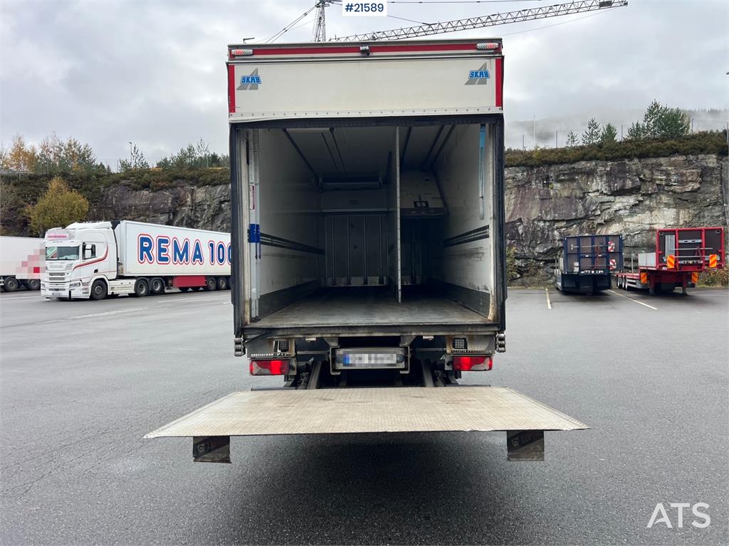 Scania R500 6x2 box truck w/ 2 temp refrigerator/freezer
