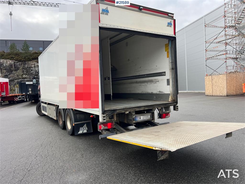 Scania R500 6x2 box truck w/ 2 temp refrigerator/freezer