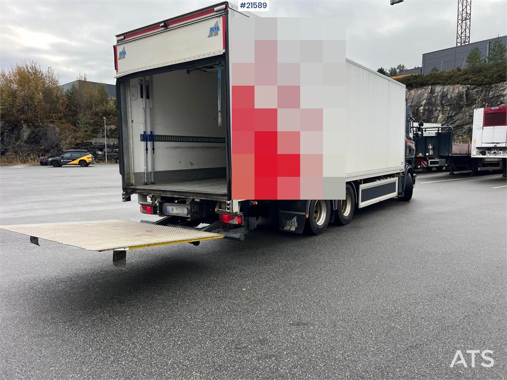 Scania R500 6x2 box truck w/ 2 temp refrigerator/freezer