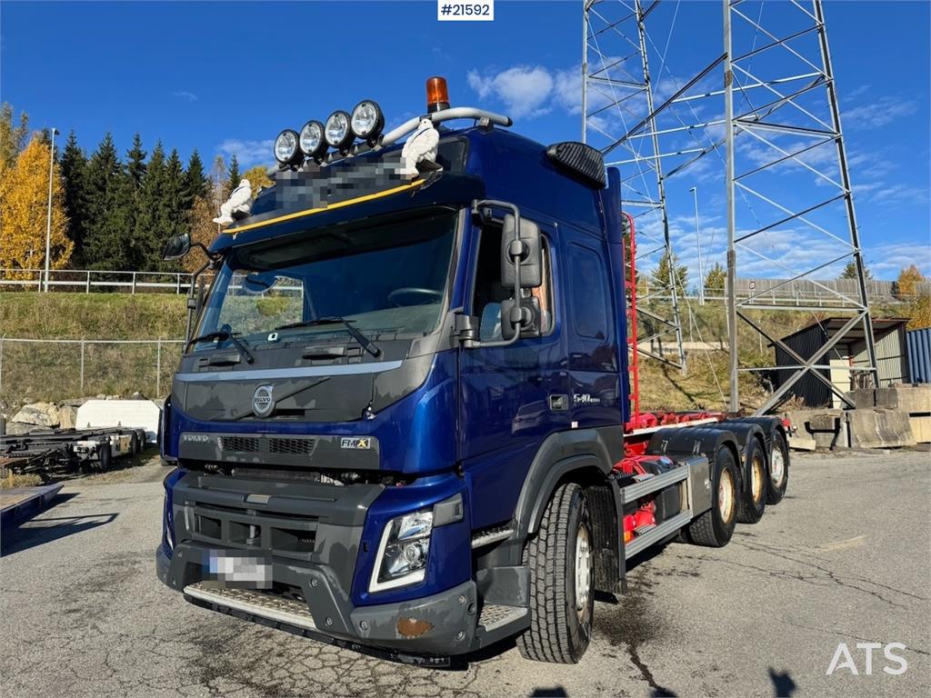 Volvo FMX540 8x4 Hook Truck.