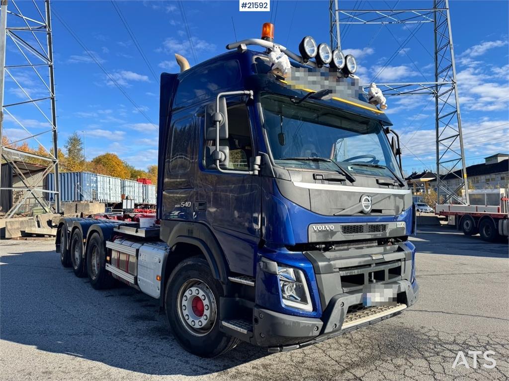Volvo FMX540 8x4 Hook Truck.