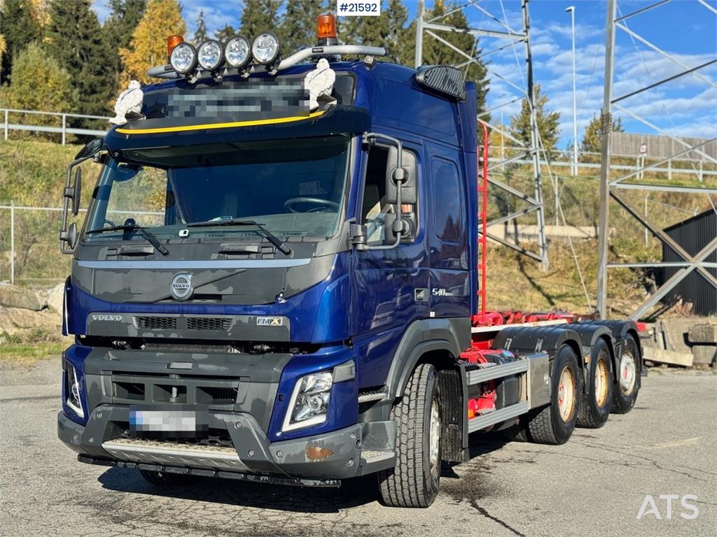 Volvo FMX540 8x4 Hook Truck.