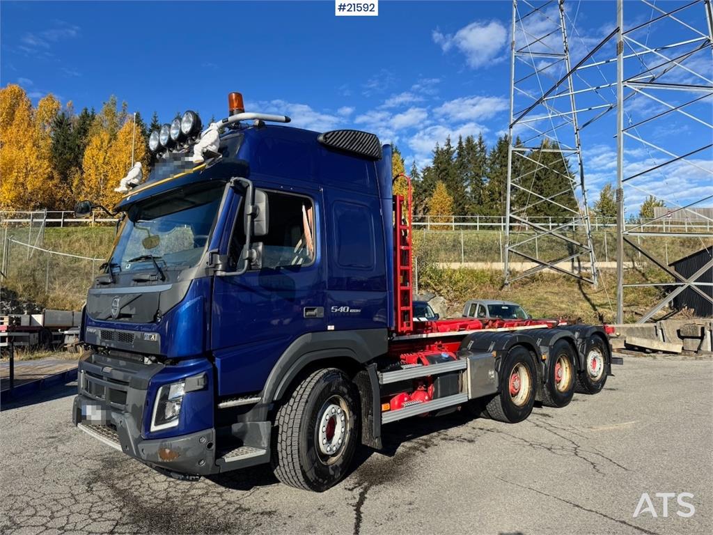 Volvo FMX540 8x4 Hook Truck.