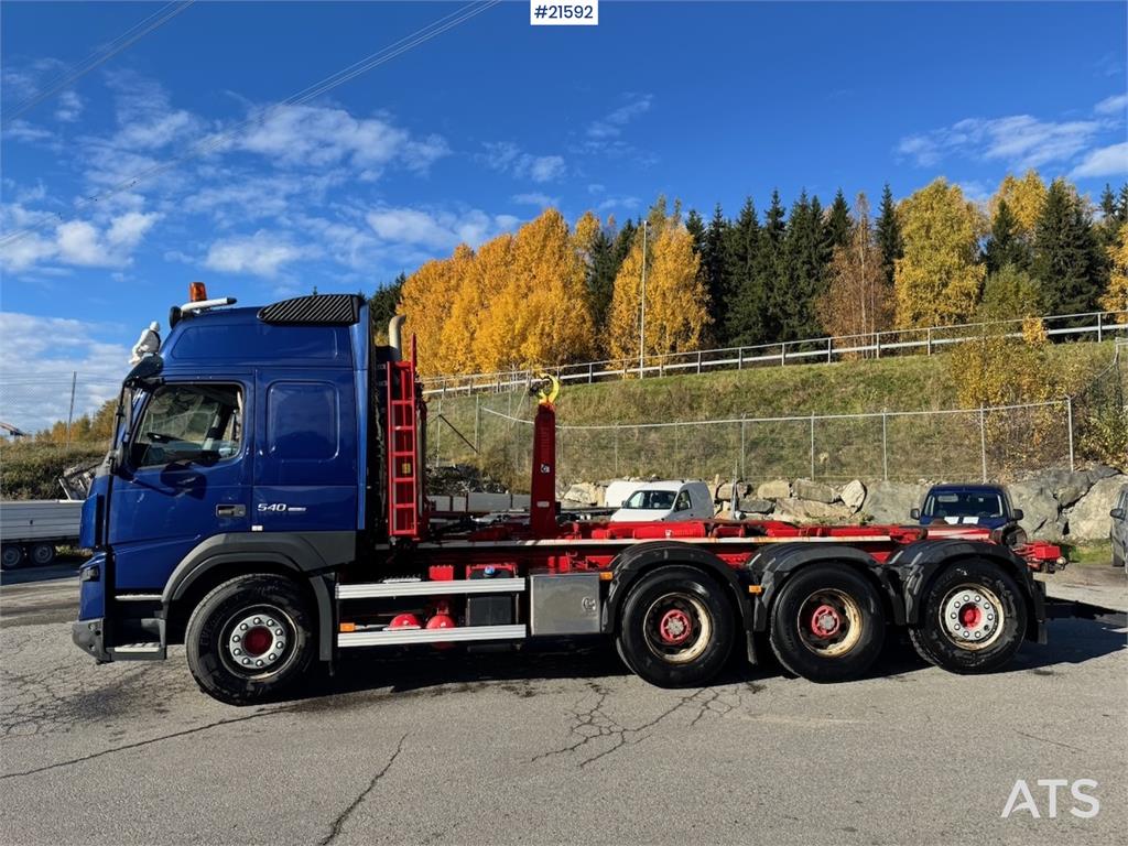 Volvo FMX540 8x4 Hook Truck.