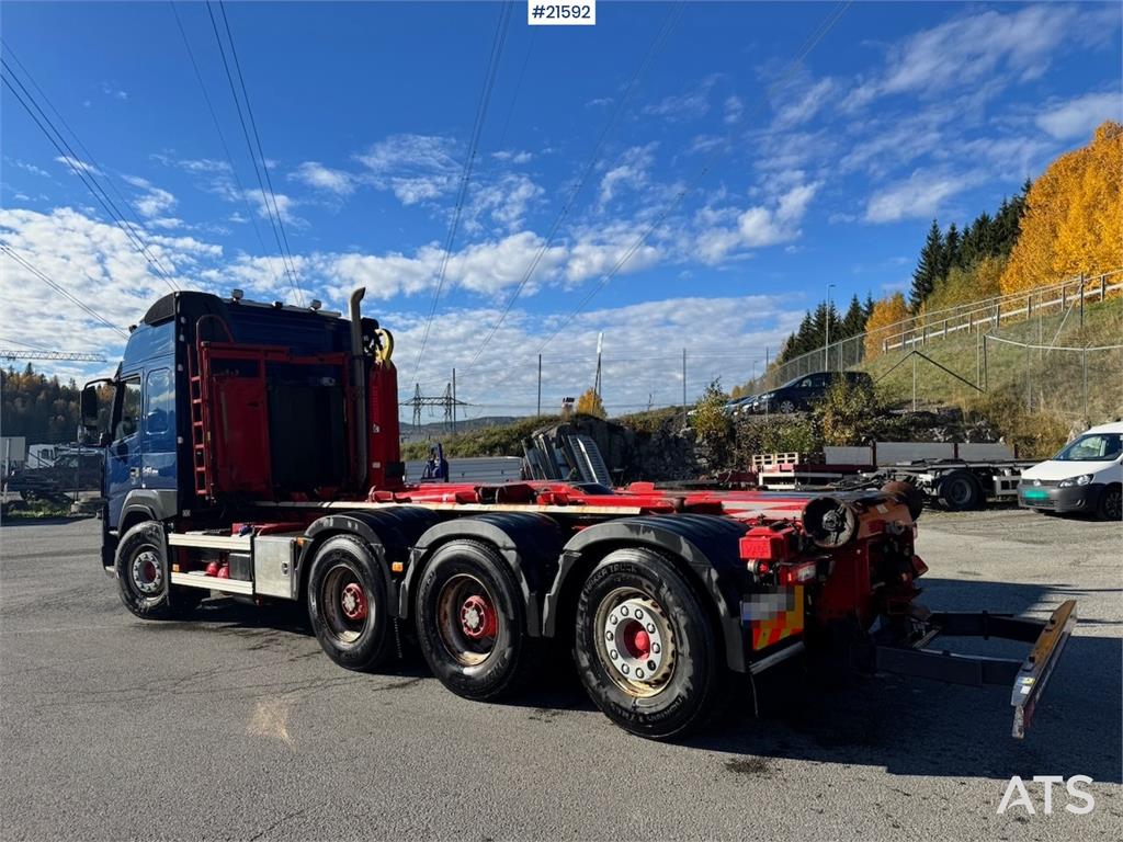 Volvo FMX540 8x4 Hook Truck.