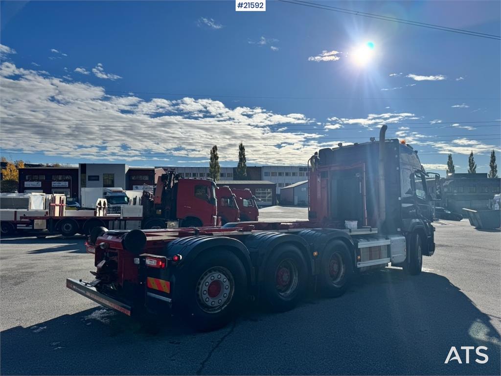 Volvo FMX540 8x4 Hook Truck.