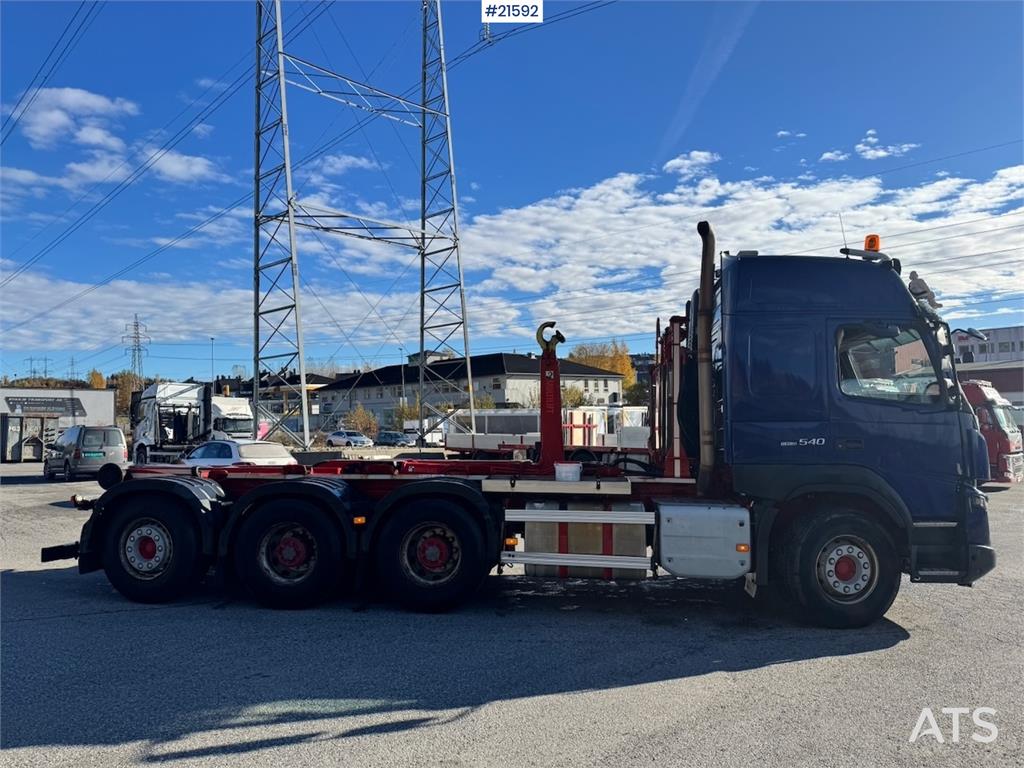 Volvo FMX540 8x4 Hook Truck.
