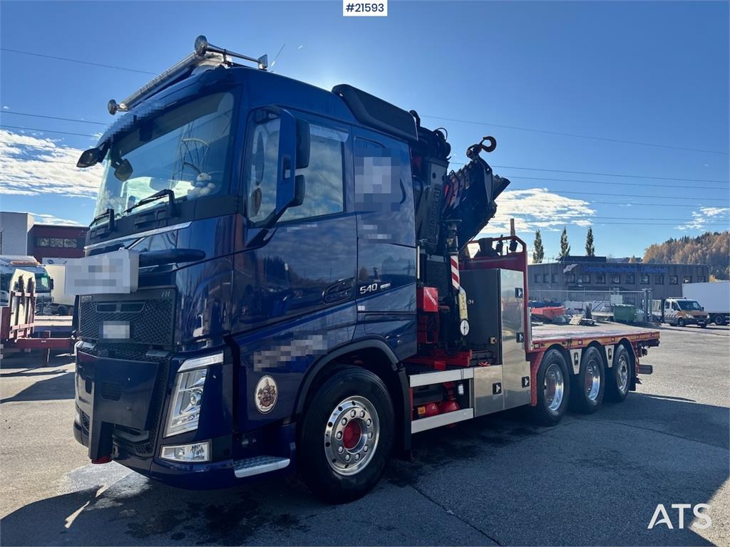 Volvo FH540 Combi truck w/ 54 t/m Fassi crane w/ Jib and