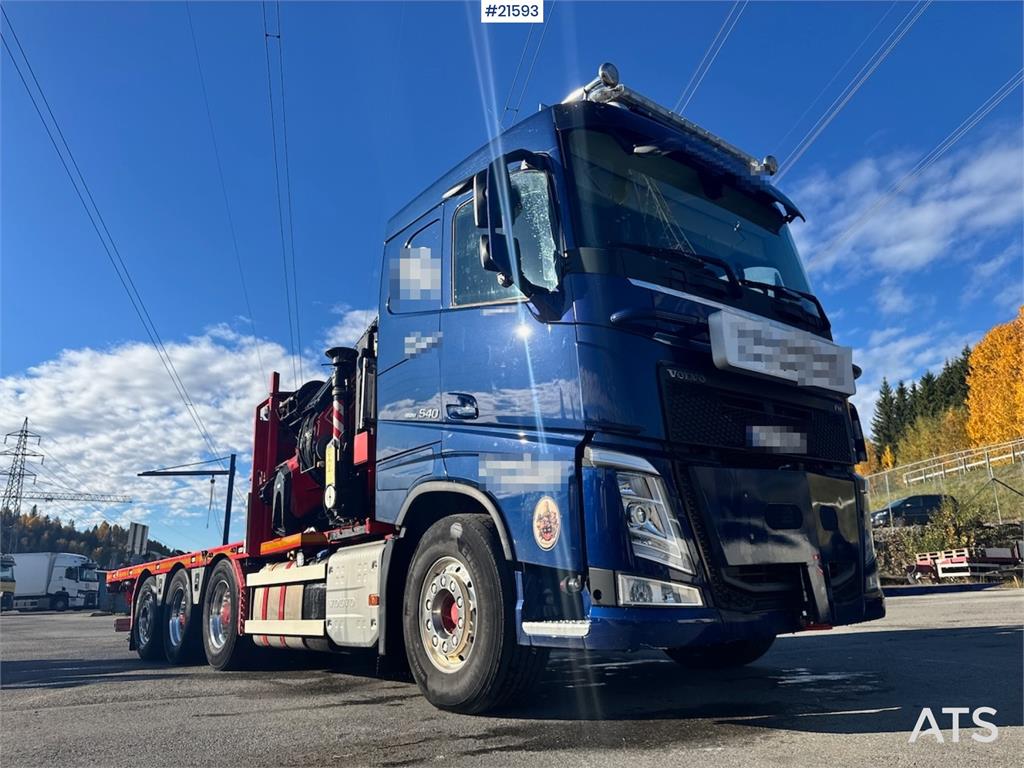 Volvo FH540 Combi truck w/ 54 t/m Fassi crane w/ Jib and