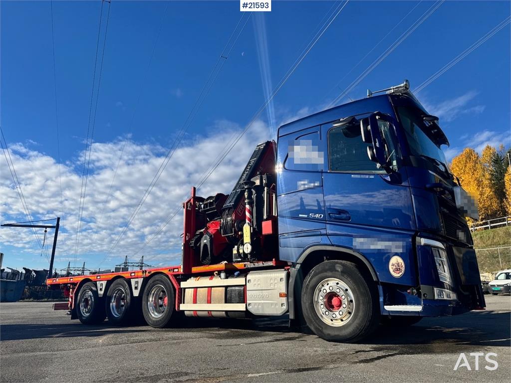 Volvo FH540 Combi truck w/ 54 t/m Fassi crane w/ Jib and
