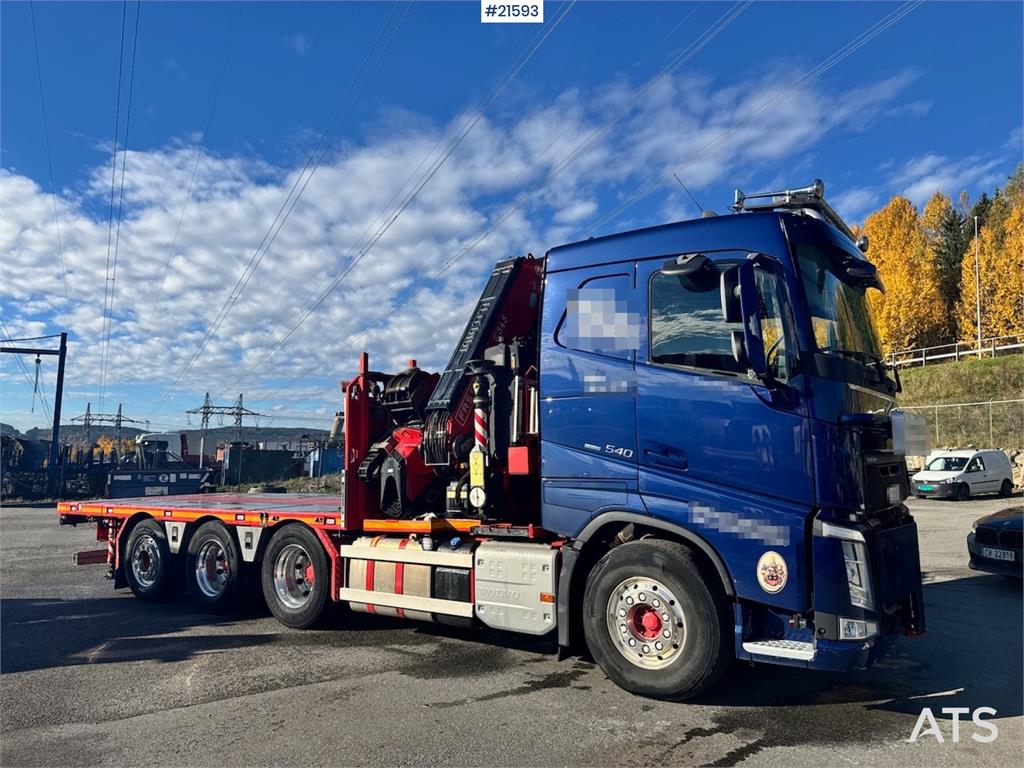 Volvo FH540 Combi truck w/ 54 t/m Fassi crane w/ Jib and