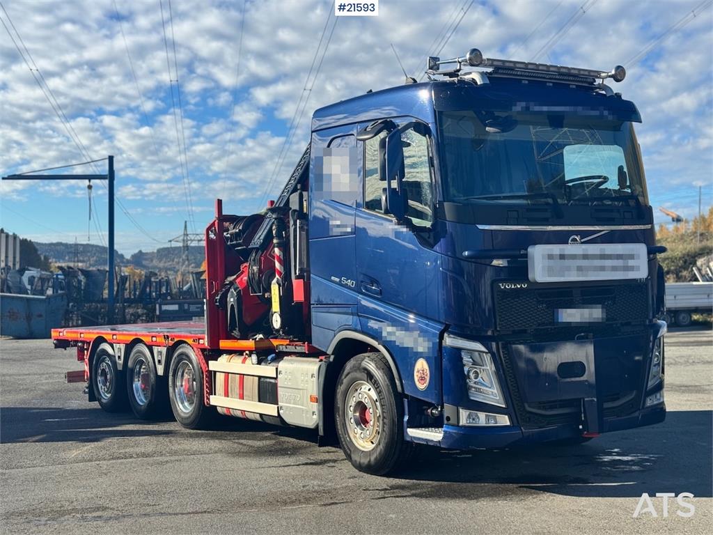 Volvo FH540 Combi truck w/ 54 t/m Fassi crane w/ Jib and