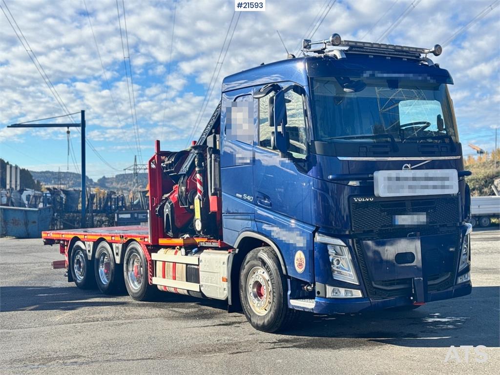 Volvo FH540 Combi truck w/ 54 t/m Fassi crane w/ Jib and