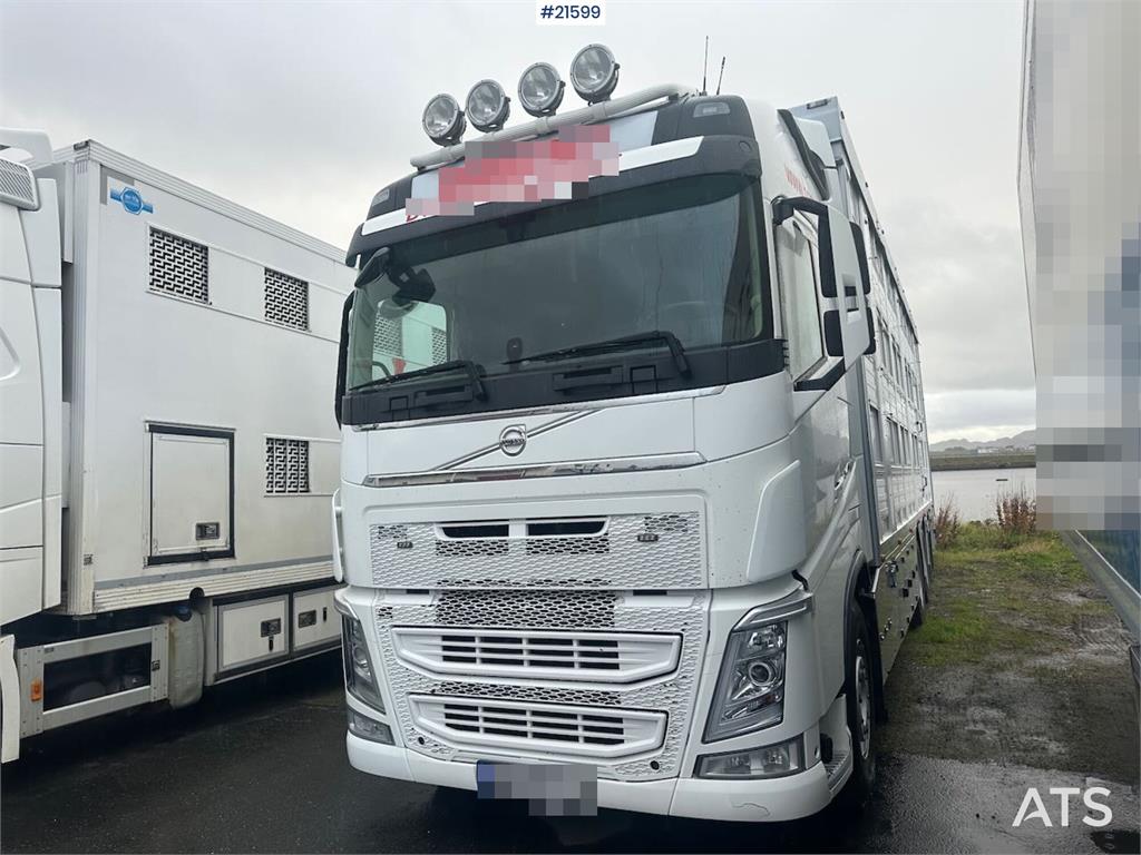 Volvo 540 8x4 livestock truck w/ Finkl body, onspot and