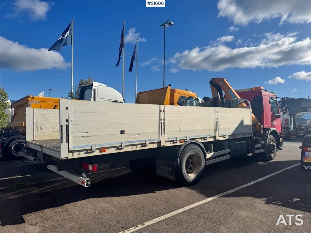 Volvo FE320 4x2 Crane truck w/ Effer 145 Crane.