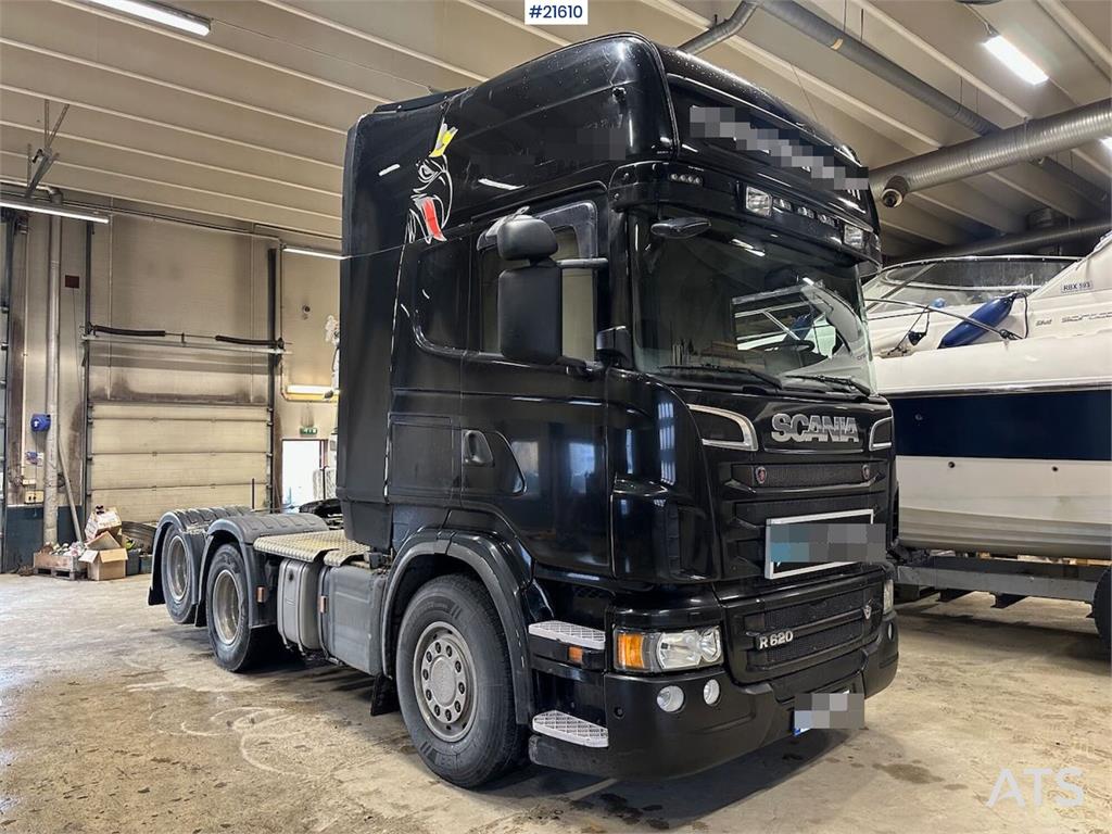 Scania R620 6x2 tractor unit w/ tipping hydraulics and as