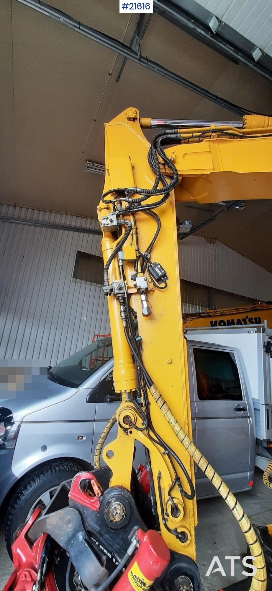 Komatsu PW 160-7K Wheel Excavator w/ Rototilt
