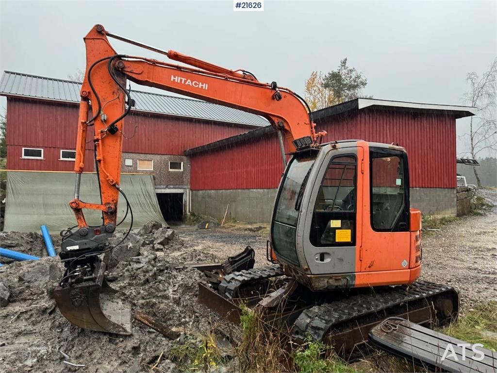 Hitachi ZX85 US Crawler Excavator w/ 2 Buckets WATCH VIDEO